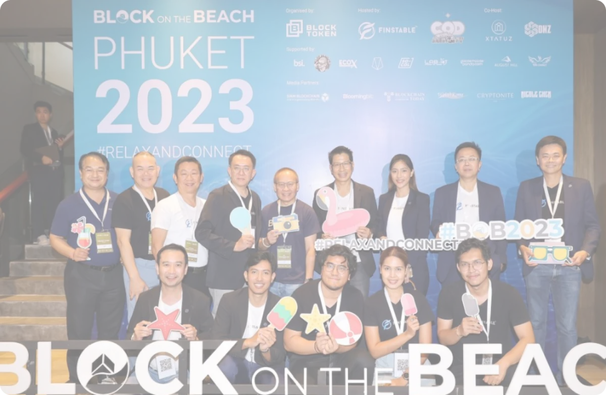 Group photograph at Block on the Beach Phuket 2023